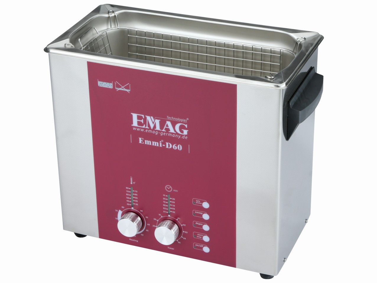 Ultrasonic unit EM D60 with drain and heating