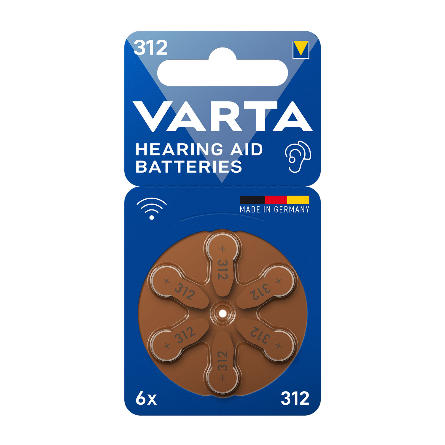 Varta 312 hearing aid battery