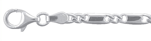 Armbänder 2 Stück Silber 925/-, Fantasie 19,00cm