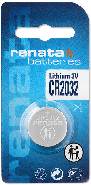 Renata 2032 Lithium Button cell <br/>IEC no: CR2032