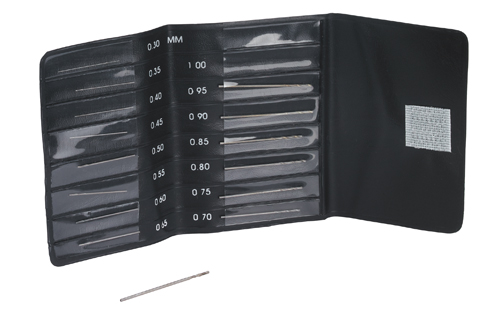 Mini drill set HSS, 15 pieces