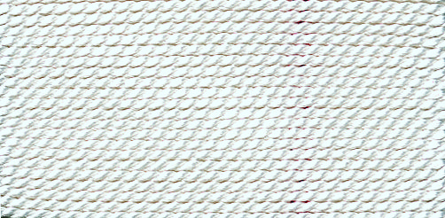 Perlseide Polyamid weiß Nr-10-0,90mm - 2m / 1 Nadel