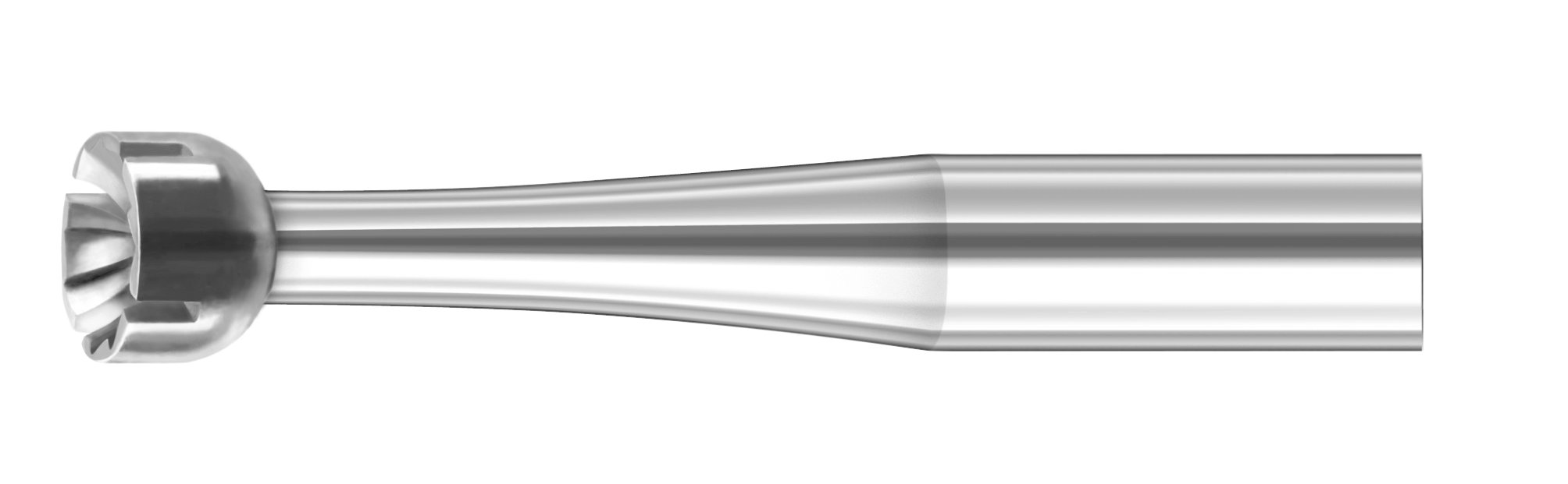 WS-Hohlfräser geschlitzt, grobe Verzahnung Ø 1,2 mm