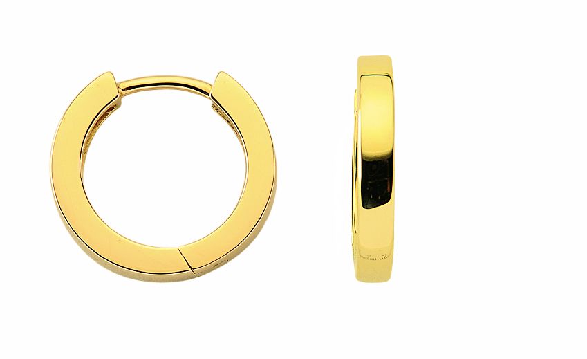 Creolen 2 Paar Silber 925/verg. Ø 13,5mm