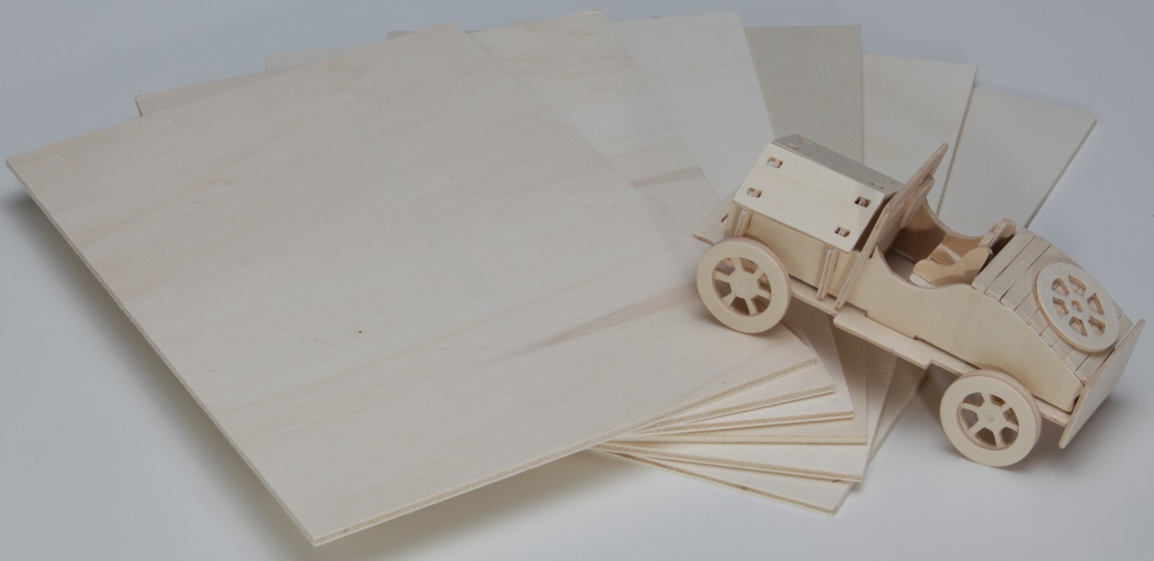 PLAYMAT Poplar Plywood 4mm 4 pieces