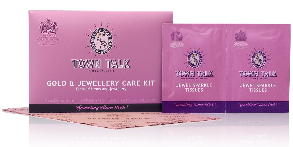 _ Mr Town Talk Gold Tücher Set