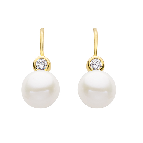 _ Boutons Gold 333/GG, Zirkonia/SZP