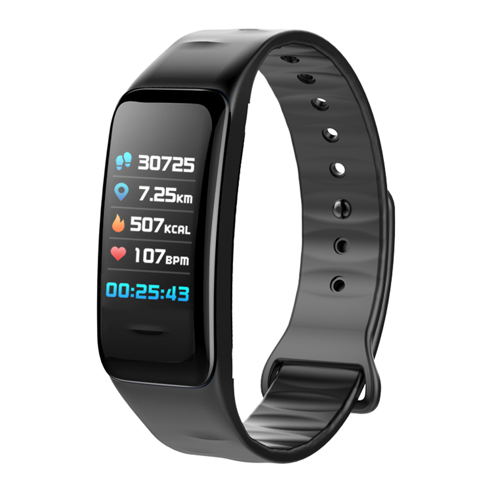 Fitness Tracker, black, with color display