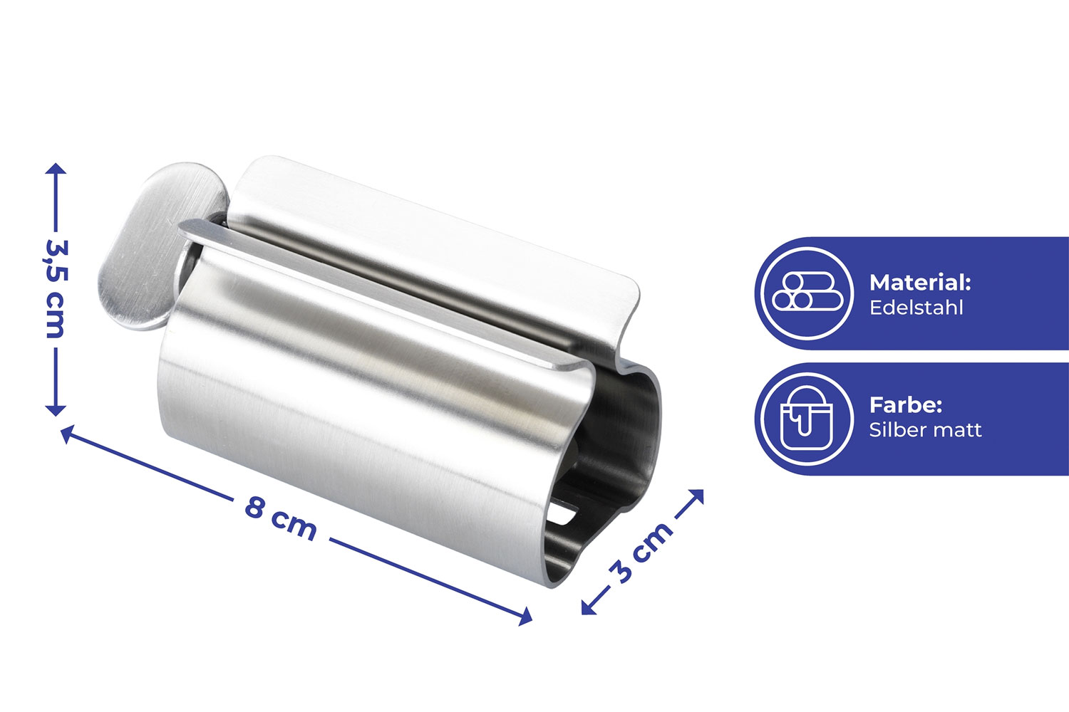 Tube press - complete emptying of your plastic and metal tubes