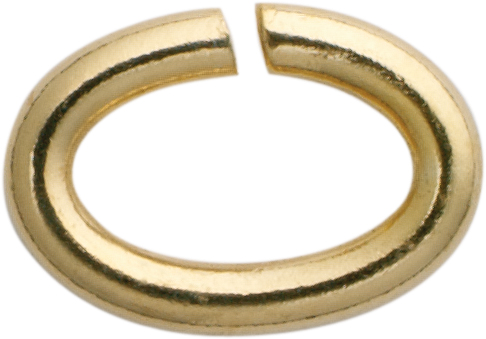 bindring ovaal goud 333/-gg 4,00x3,00mm, dikte 0,80mm