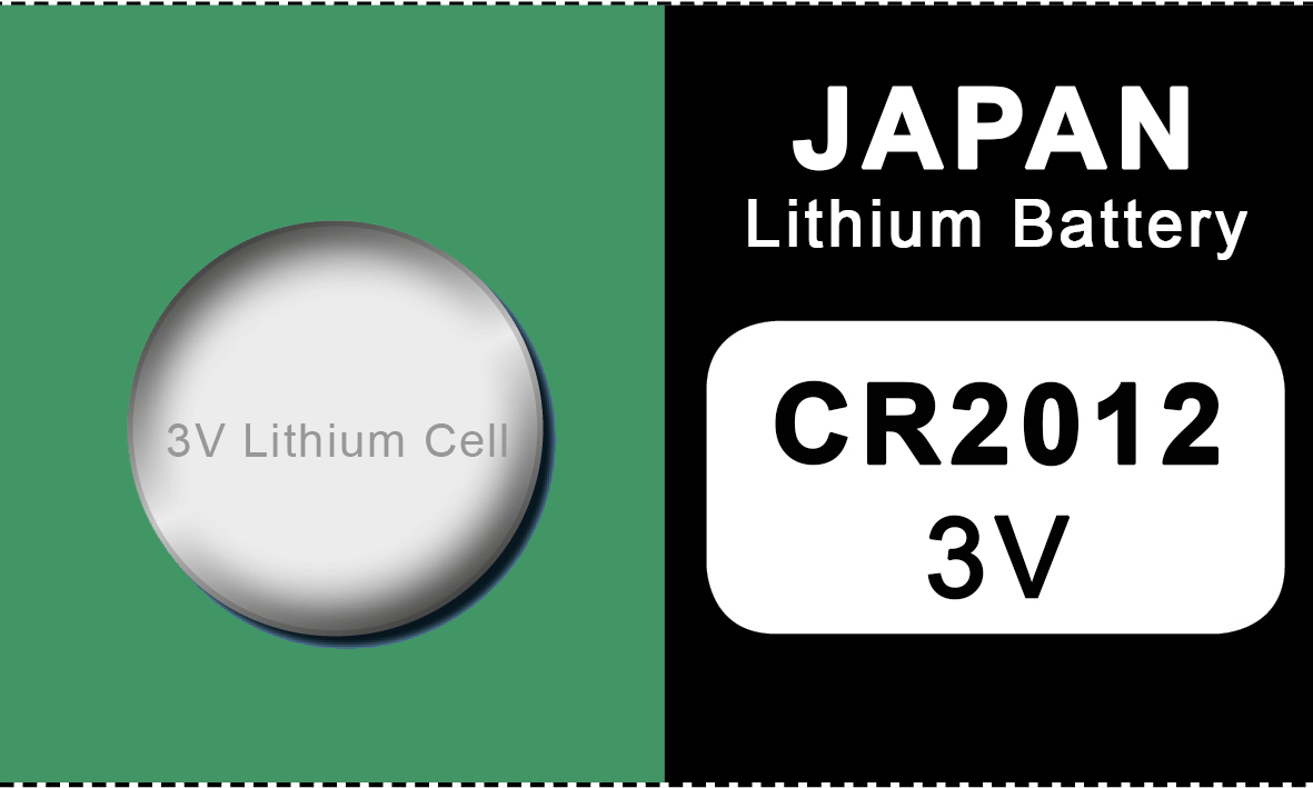 Japan 2012 lithium button cell