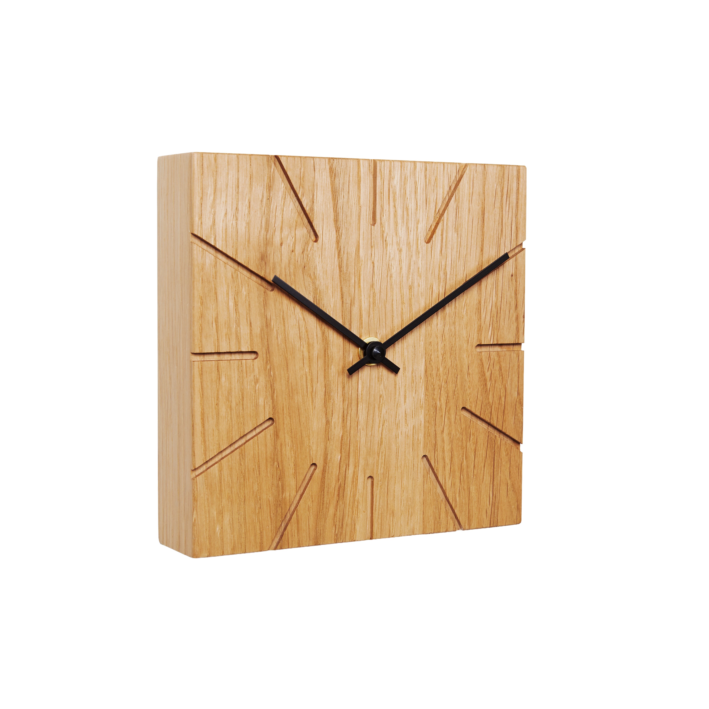 AMS natuhr Funk-Wand-/Tischuhr Beam, Eiche F4003