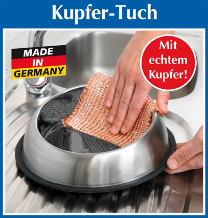 Kupfer-Tuch, 3er-Set