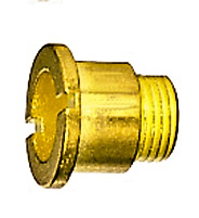 Central screw M8 x 0.75 yellow, extra long