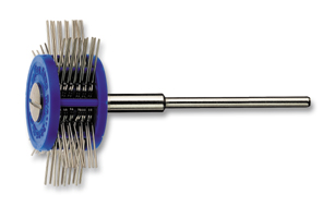 Satin finish brushes, straight 0.45 mm