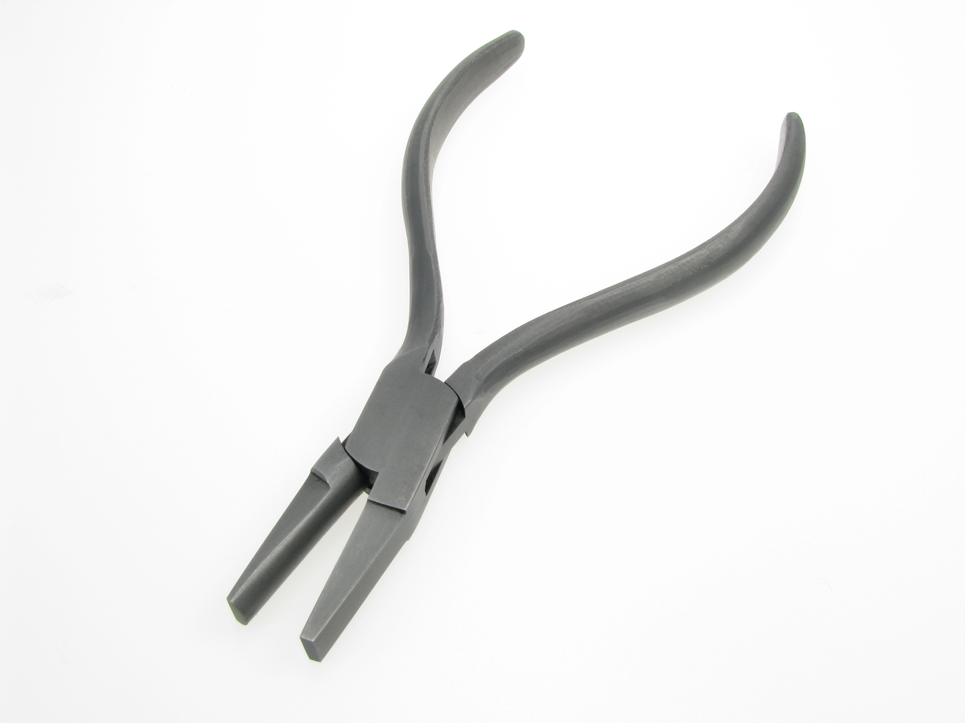 Rail tongs, domed, matted glare-free