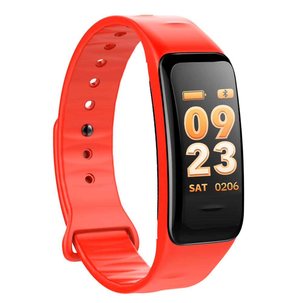 Fitness Tracker, rot, mit Farbdisplay