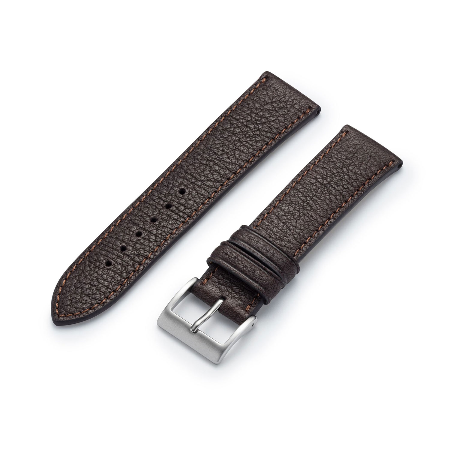 Manufakturwerk leather strap Eimsbüttel mocha 24/20