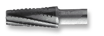 Carbide rolling mill, coarse teeth, conical, with cross-cut dia. 1.8mm