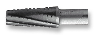 Carbide rolling mill, coarse teeth, conical, with cross-cut dia. 1.2mm