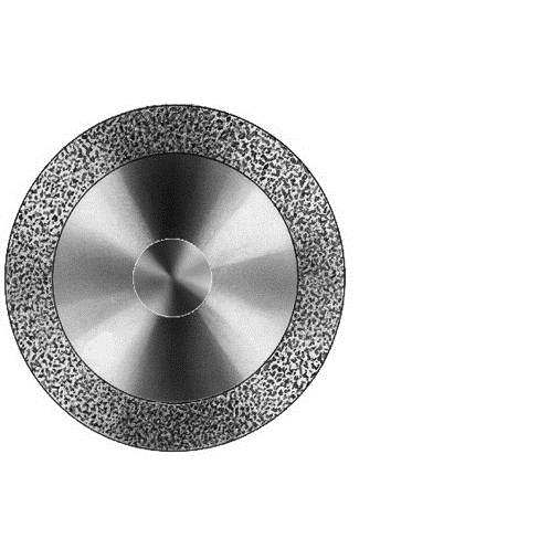 Diamant Scheibe Hyperflex, beidseitig belegt, geflanscht, grobe Körnung