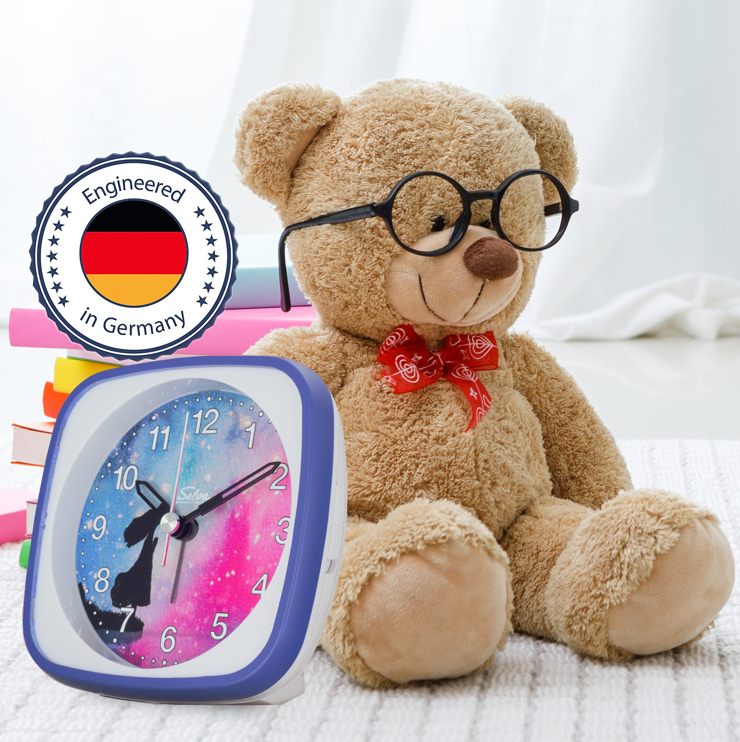 SELVA Exclusive children's alarm clock, silent