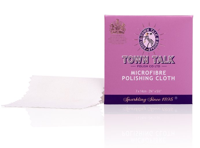 Mr Town Talk mini microfibre polishing cloth 7cm x 14cm