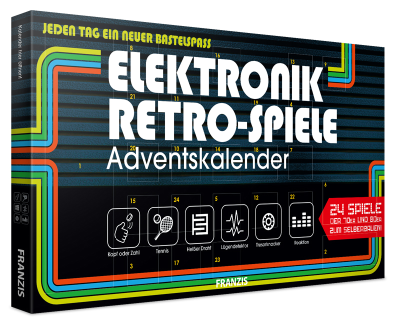 Adventskalender Retrospiele / Elektronikspiele