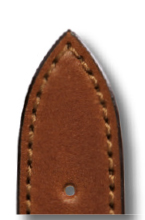 _ Leather strap Tacoma 18 mm cognac