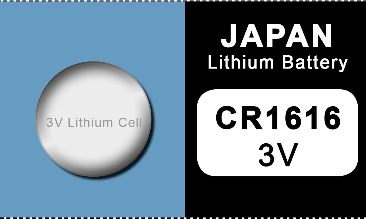 Japan 1616 Lithium Knopfzelle