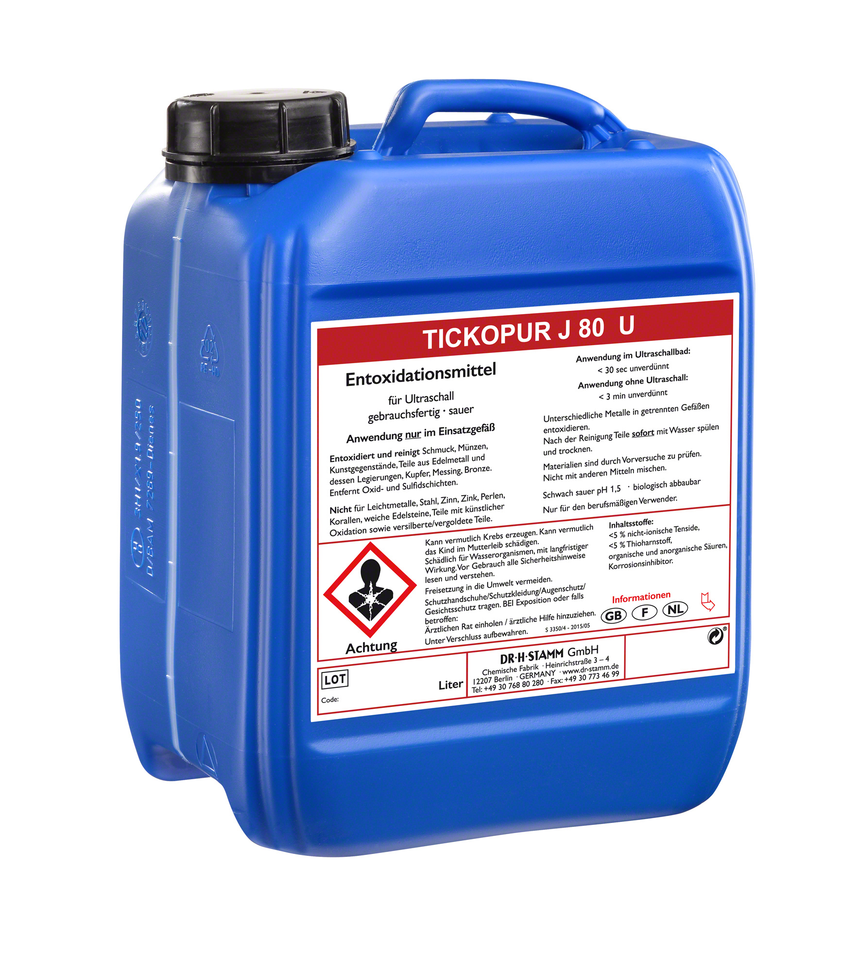 Tickopur J 80 U, 5 litre Bandelin