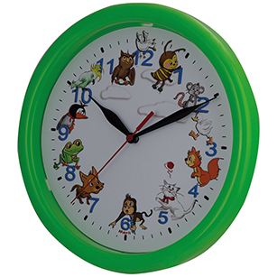 Kinderwanduhr Tiere