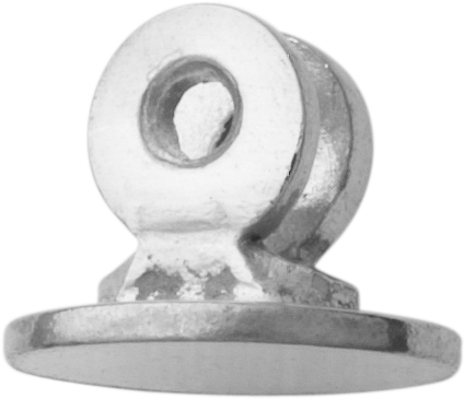 Scharnier Silber 925/-auf Platte, Ø-Platte 5,0 mm