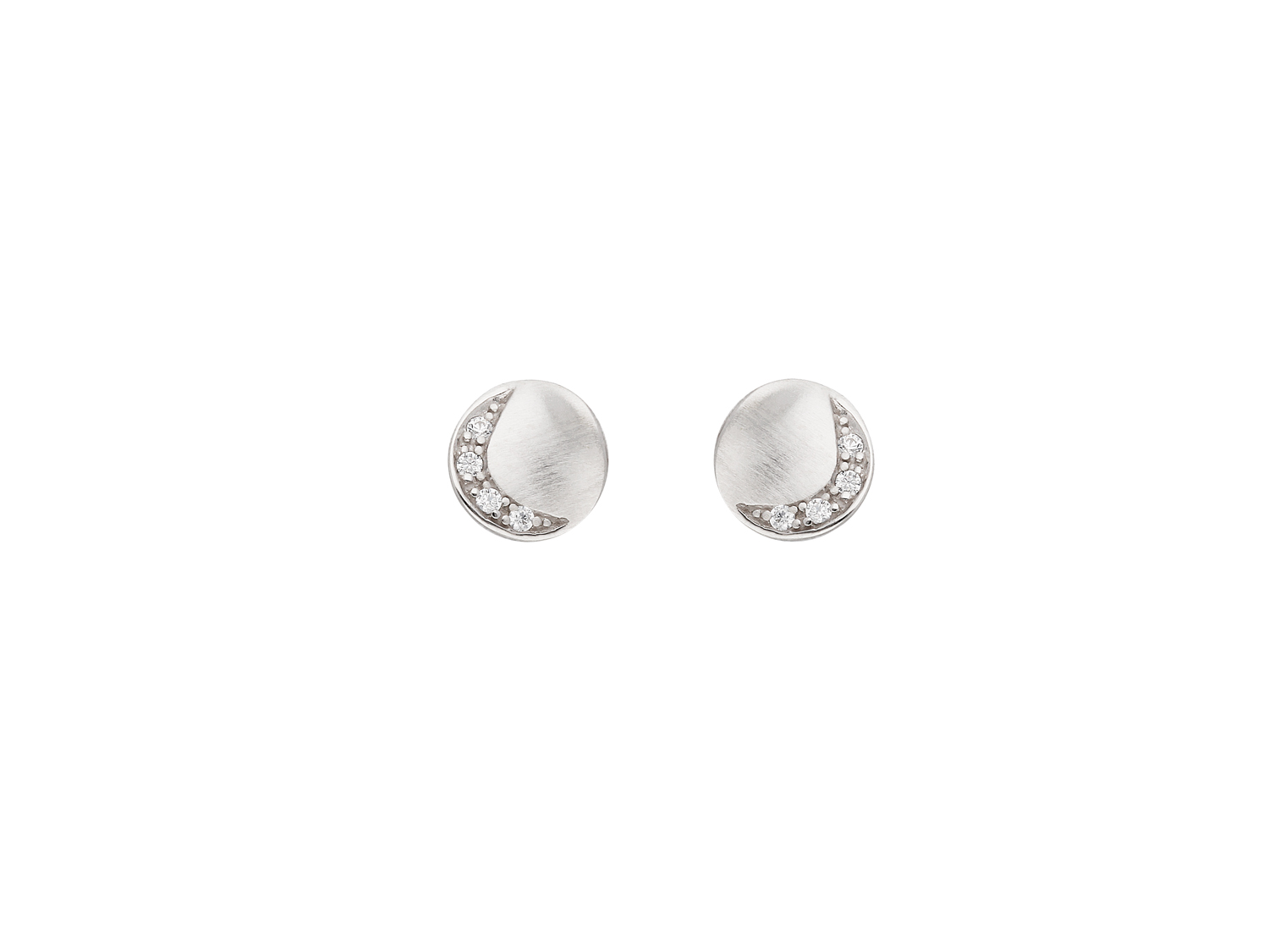 Ohrstecker 333/WG Zirkonia