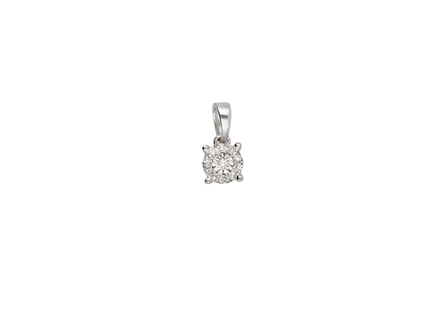 _ Anhänger 585/WG Diamant
