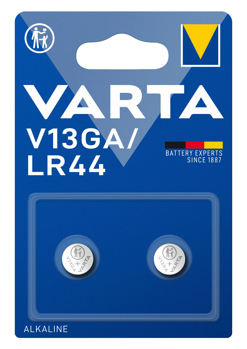 Varta V13GA/LR44 Batterie - 2er-Blister
