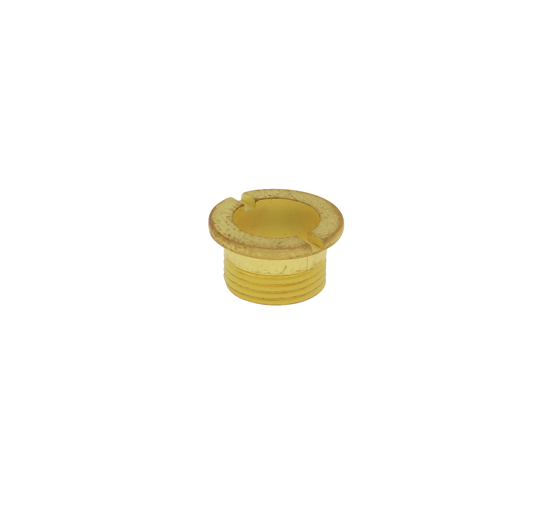 Central screw M10 x 0.75 yellow, short