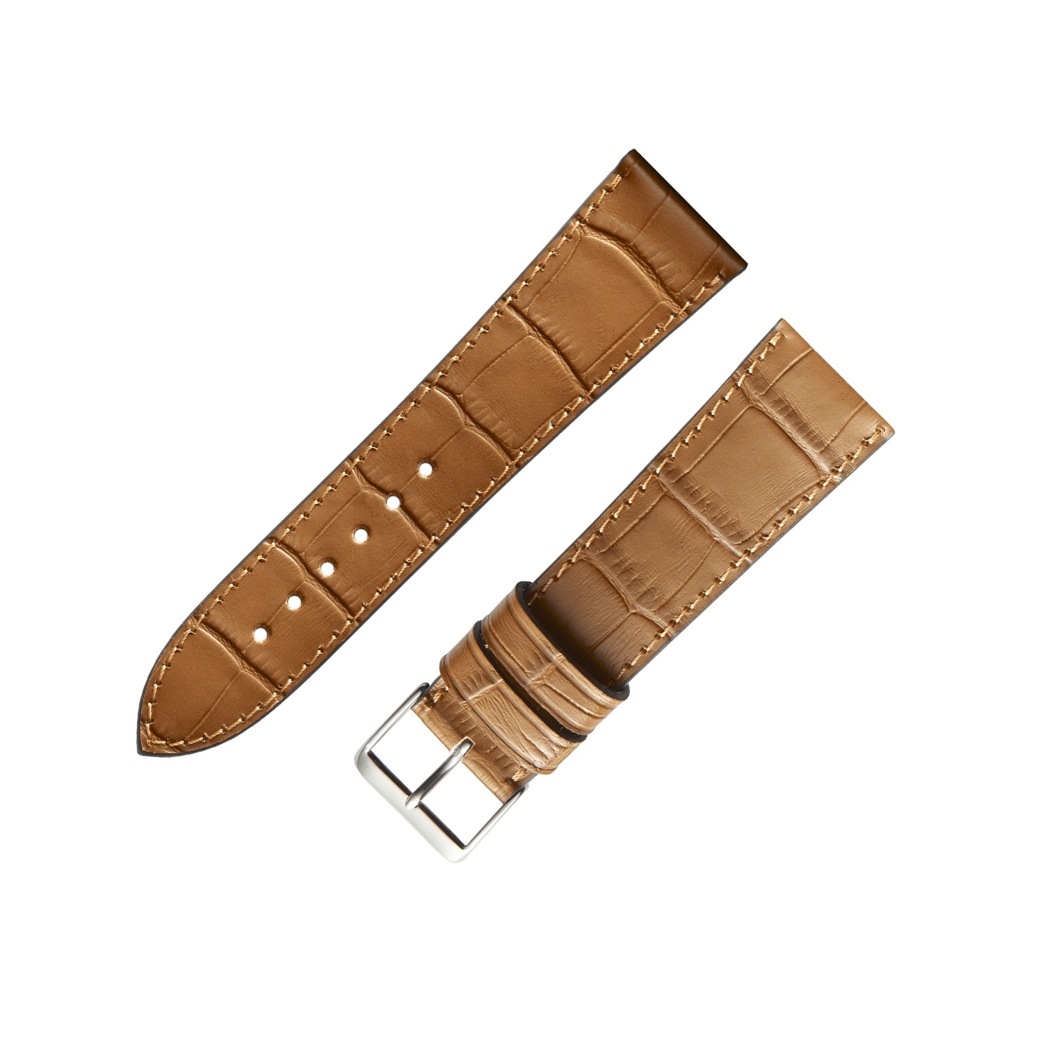 Manufakturwerk leather strap Rothenbaum cognac 24/20