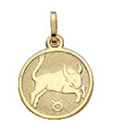 Zodiac gold 333/GG Taurus, round