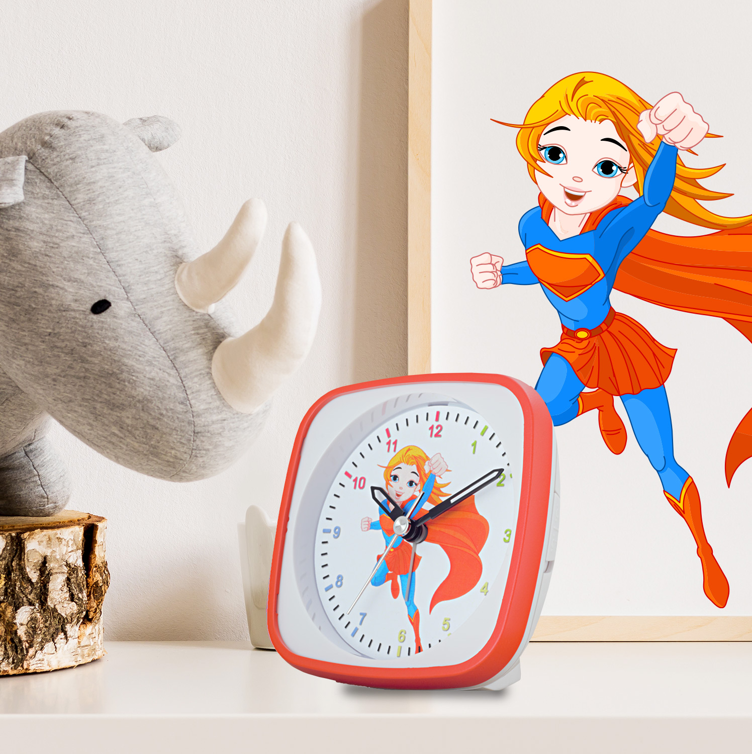 SELVA Exclusive children's alarm clock, silent