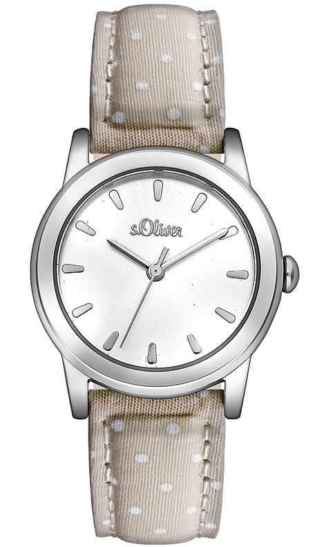 s.Oliver Leder-/ Textilband rosa, weiß SO-2603-LQ