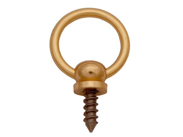 Suspension ring, dia. 16 mm, brass/steel