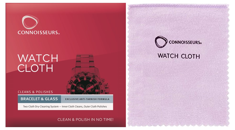 CONNOISSEURS Watch Cloth, dubbelzijdig te gebruiken