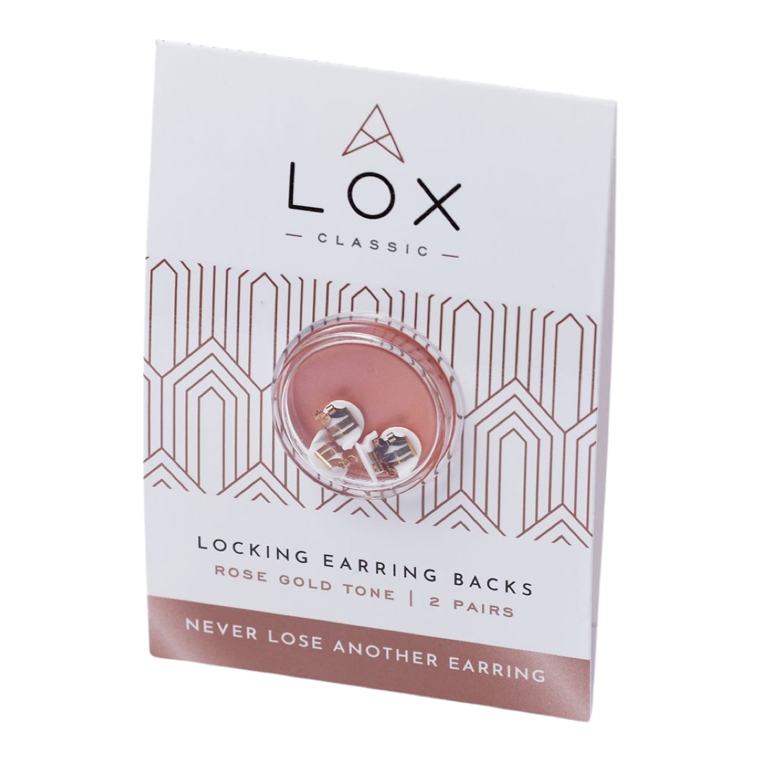 LOX - Sicherheit für Ohrstecker, anti-allergisch, rosé <br/>Colour: rosegold