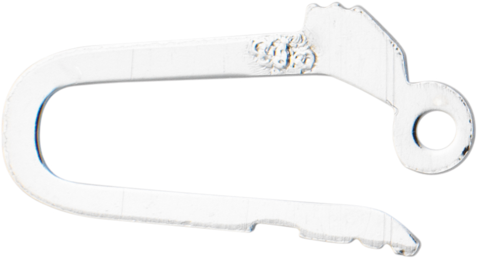 Snap for clasp silver 925/- single-row, L 8,50 x W 4,80mm