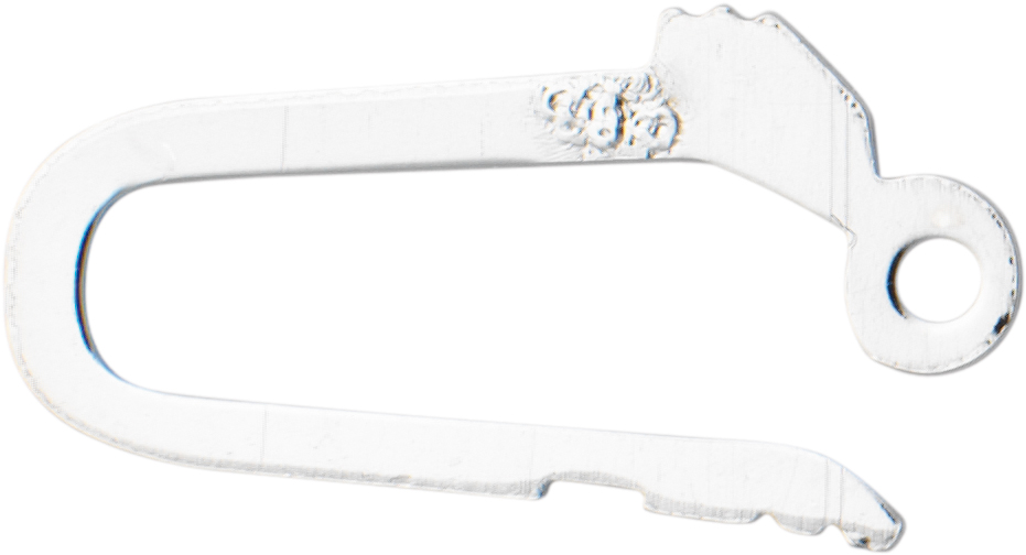 _ Snap for clasp silver 925/- single-row, L 8,50 x W 4,80mm