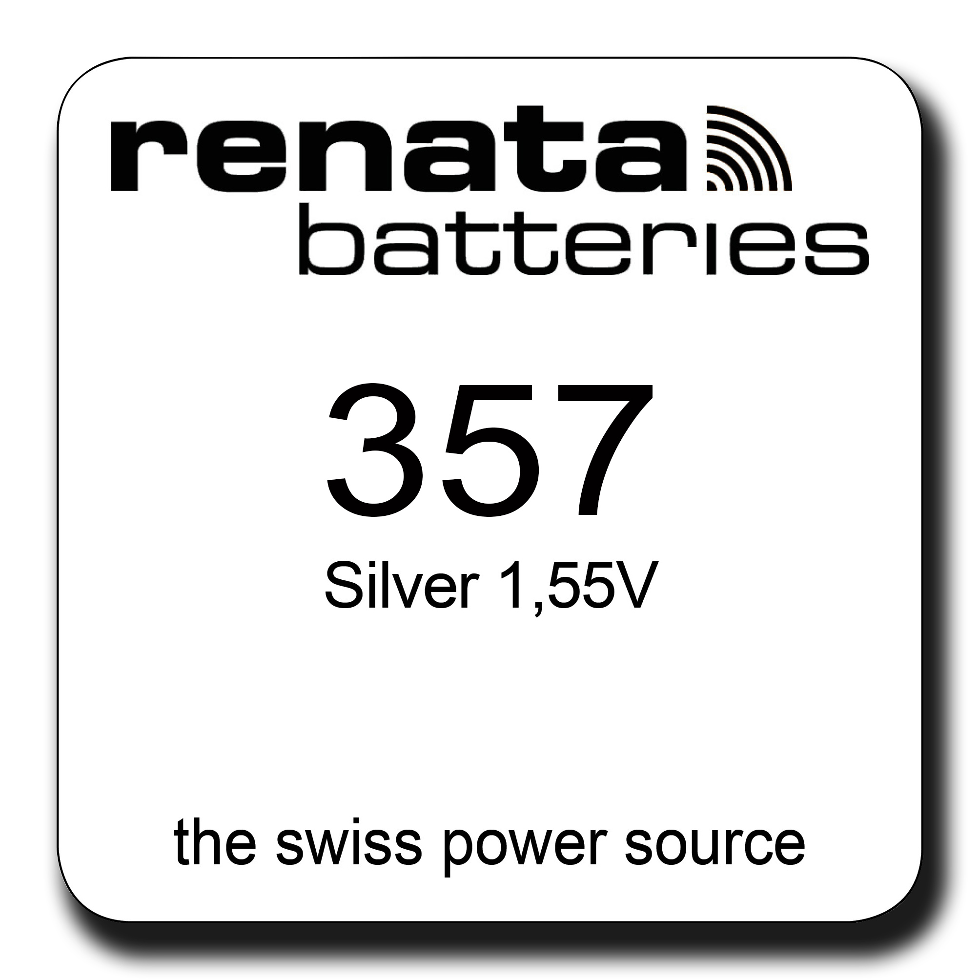 Renata 357 button cell