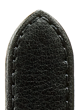 Pasek skórzany Derby 10mm czarny szyty