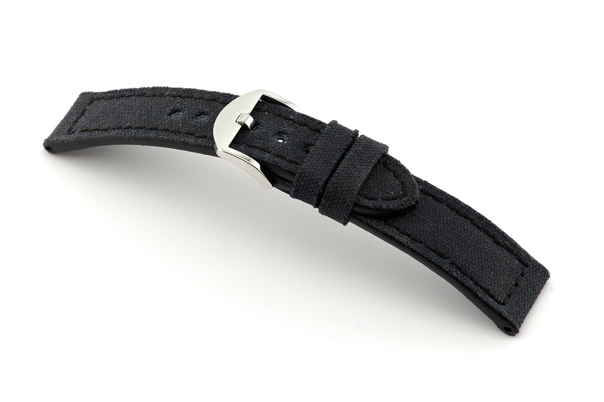 Lederband Mansfield 24 mm schwarz