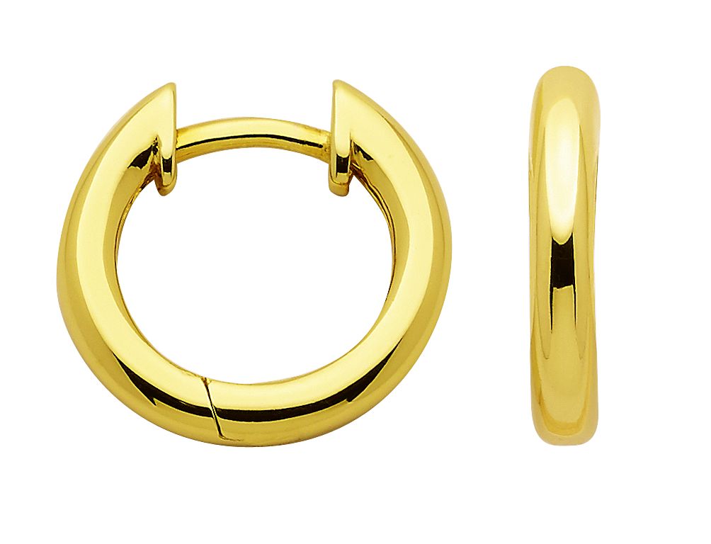 Creolen 2 Paar Silber 925/verg. poliert Ø 13,5mm